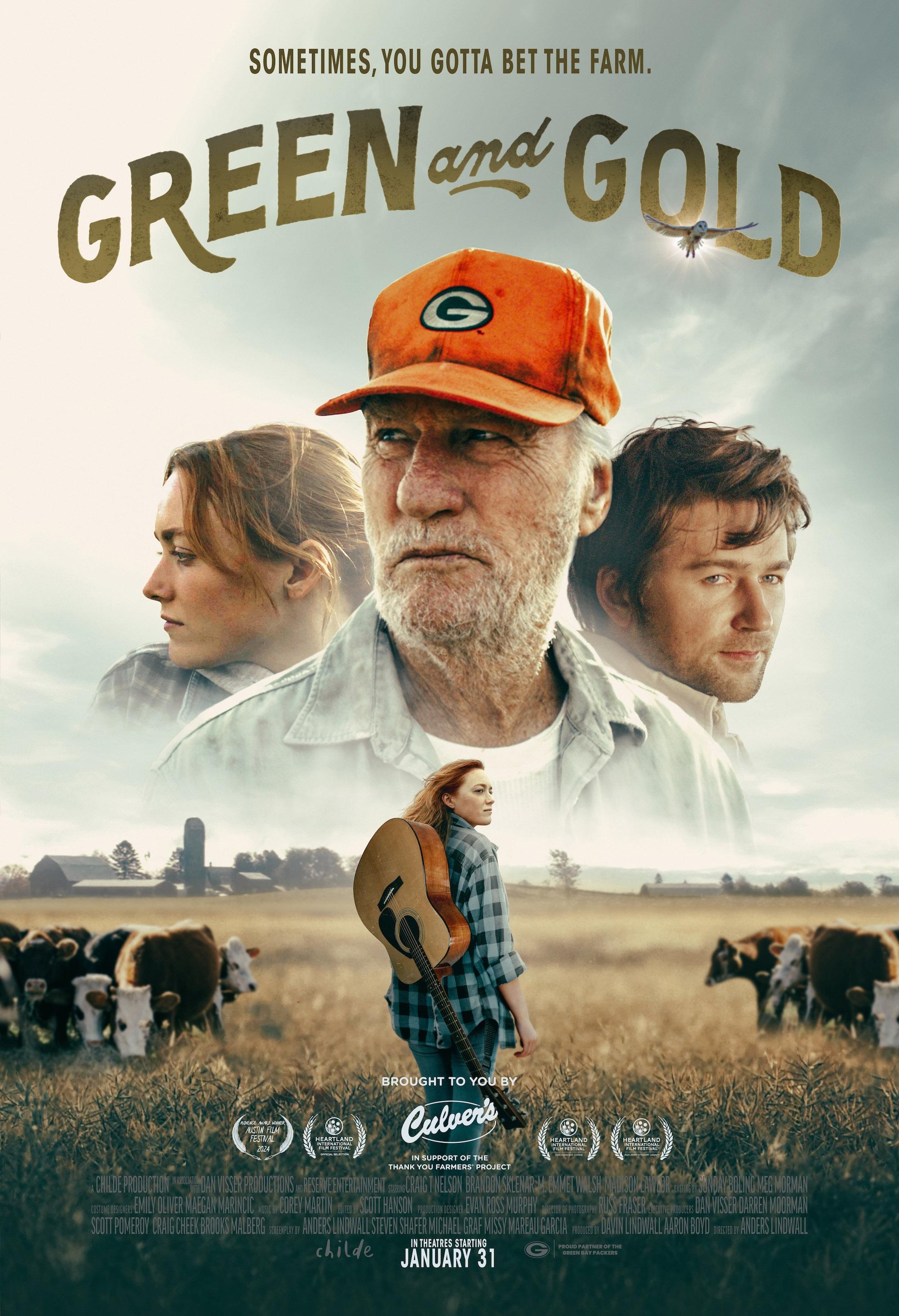 Постер Green and Gold
